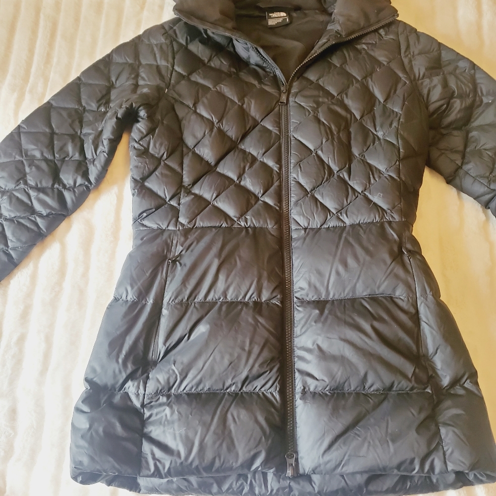 Northface puffer trench coat